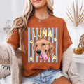 Pastel Stripe Pet Portrait Tee – image 4