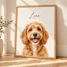 Custom Pet Portrait – Watercolor Style (Dog & Cat)