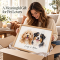 Personalized Pet Portrait – Custom Watercolor Dog & Cat Poster – image 5