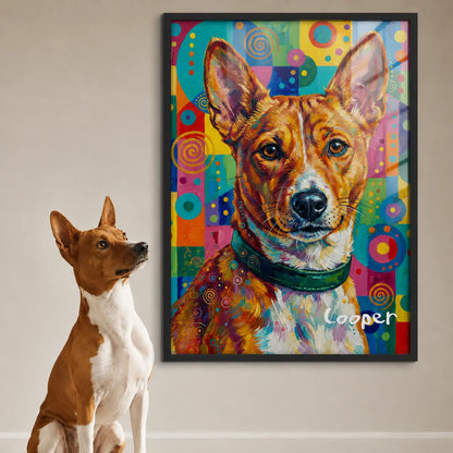 Personalized Dog Portrait "Pop art"