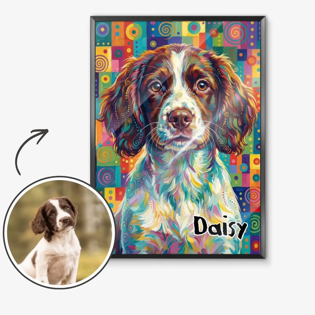 Personalized Dog Portrait "Pop art"