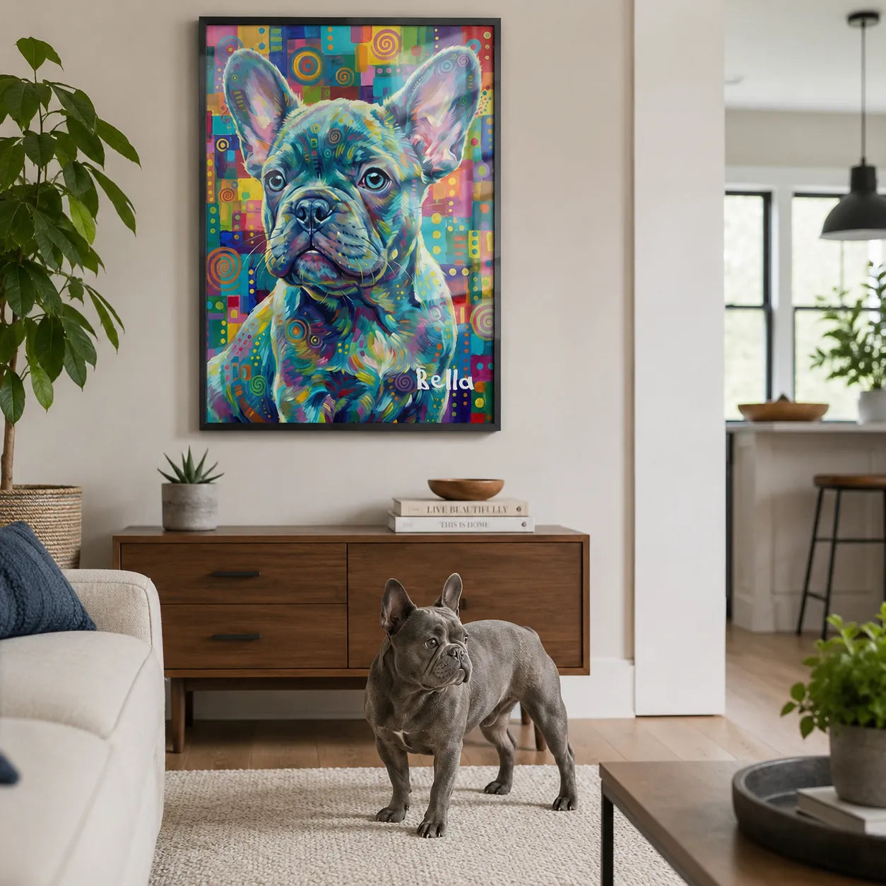 Personalized Dog Portrait "Pop art"