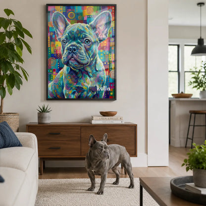 Personalized Dog Portrait "Pop art"