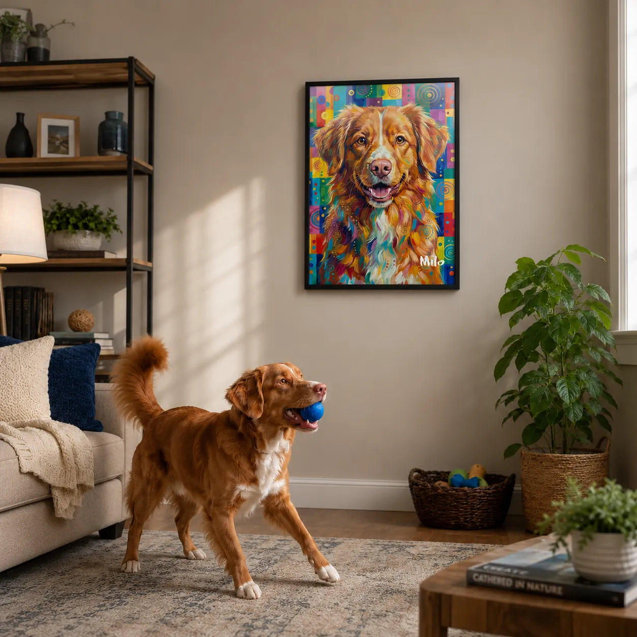 Personalized Dog Portrait "Pop art"