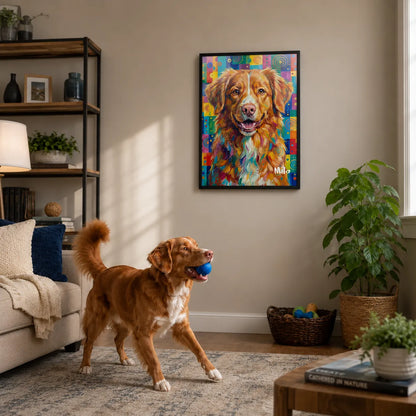Personalized Dog Portrait "Pop art"