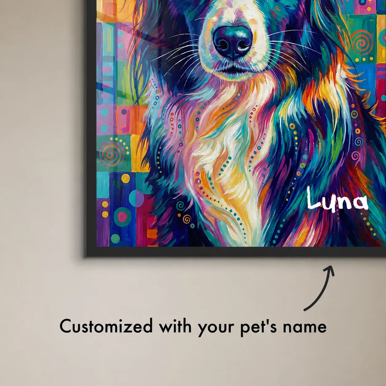 Personalized Dog Portrait "Pop art"