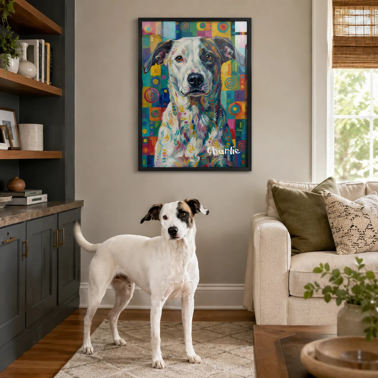 Personalized Dog Portrait "Pop art"