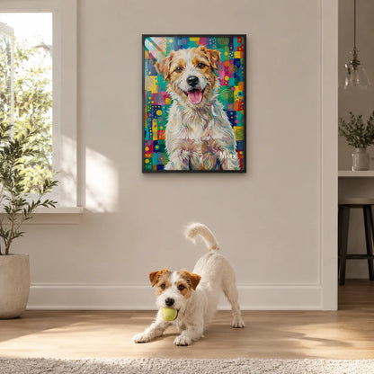 Personalized Dog Portrait "Pop art"