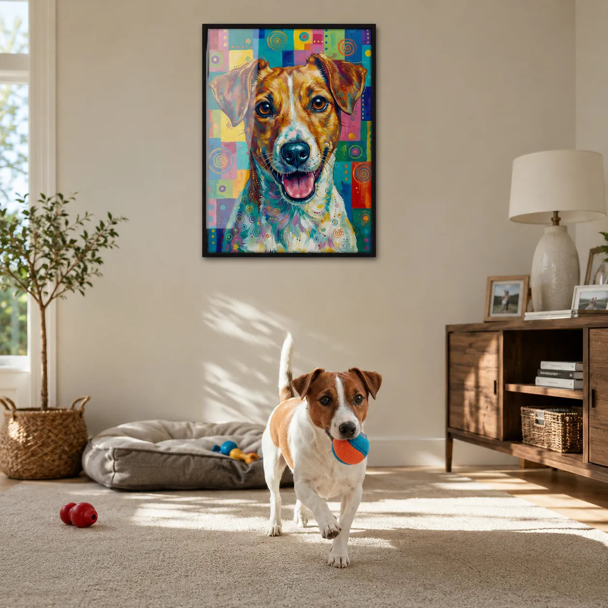 Personalized Dog Portrait "Pop art"