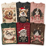 Personalized Christmas Pet Portrait Tee – Custom Name & Photo