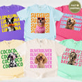 Stacked Name Pet Portrait Tee – image 1