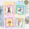 Checker Frame Pet Portrait Tee – image 1
